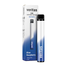 Load image into Gallery viewer, Veritas CBD Disposable Vape Pens - Blue Raspberry - 150mg CBD- 2.5ml